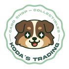 Logo of Koda's Trading with a cartoon dog face and text on a white background